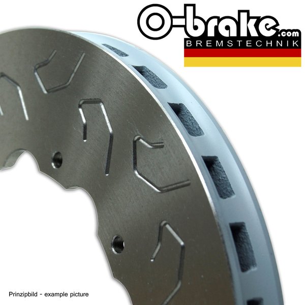 Upgrade level 1 HTCIC sport brake Kit "type wet" for Audi RS4 Typ 8K - front