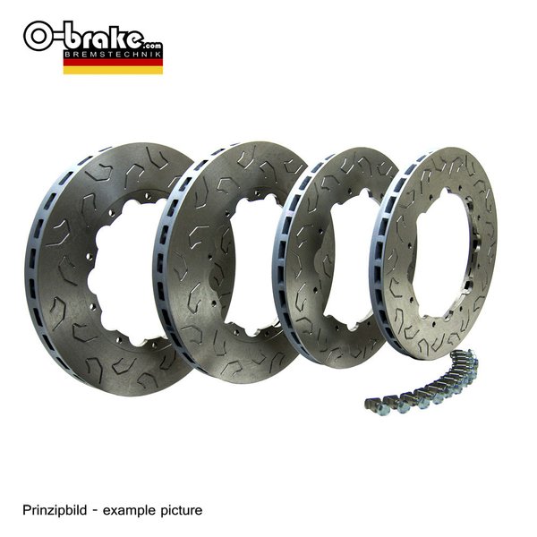 HTCIC sport brake Kit "type wet" for Audi A8 Typ 4E - front + rear