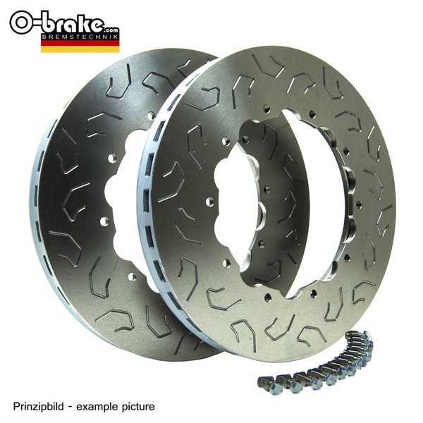 Upgrade level 1 sport brake Kit "type wet" for Audi S8 Typ 4E - front and rear