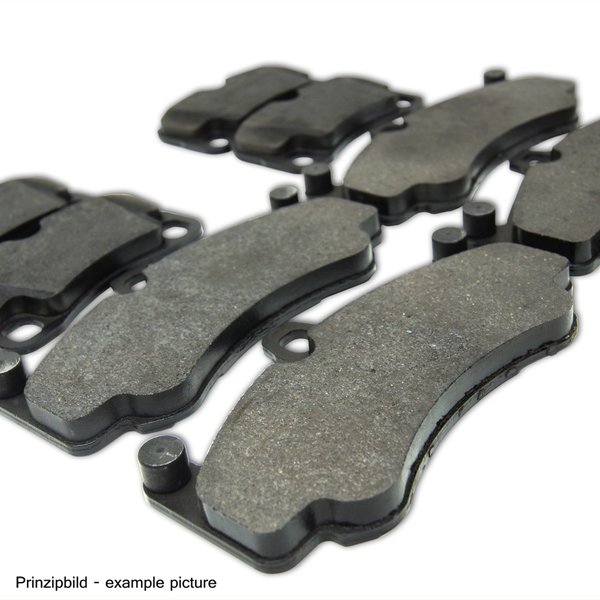 Sport brake pads "type black street / sport" for Bentley Continental Supersports - front + rear