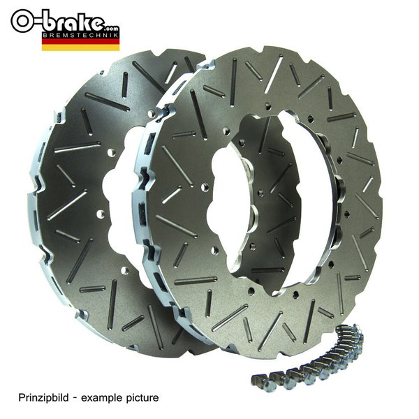 HTCIC sport brake Kit "type wave" upgrade 1 for C 63 AMG 6-2 Coupé Black Series - C204 - rear